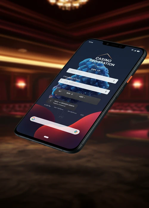 Interface du formulaire d'inscription rapide de Cleobetra Casino sur mobile, affichant les champs pour les informations personnelles et les options de choix de bonus de bienvenue.